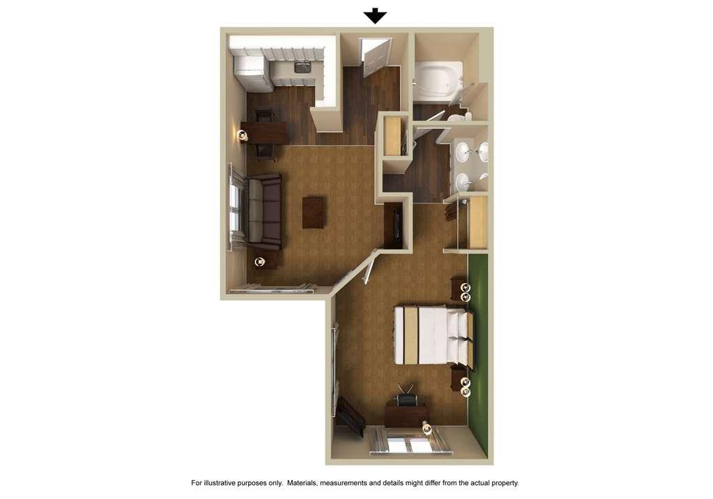 Extended Stay America Suites - Dallas - Las Colinas - Green Park Dr Irving Pokoj fotografie